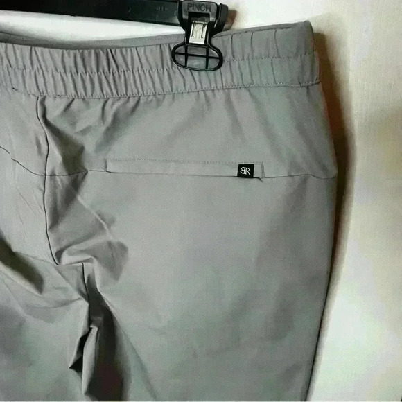 Banana Republic Pants Straight Leg Lightweight Men 38x30 Gray Casual Performance - Picture 5 of 10